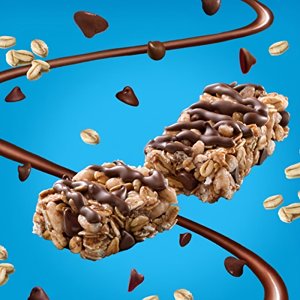 Fiber One Chewy Bars, Oats & Chocolate, Fiber Snacks (Pack of 32)