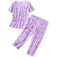 thumbnail image 2 of Tops de pijama para mujer con pantalones capri Conjuntos de pijama Adepaton CJWUS-5292, 2 of 4