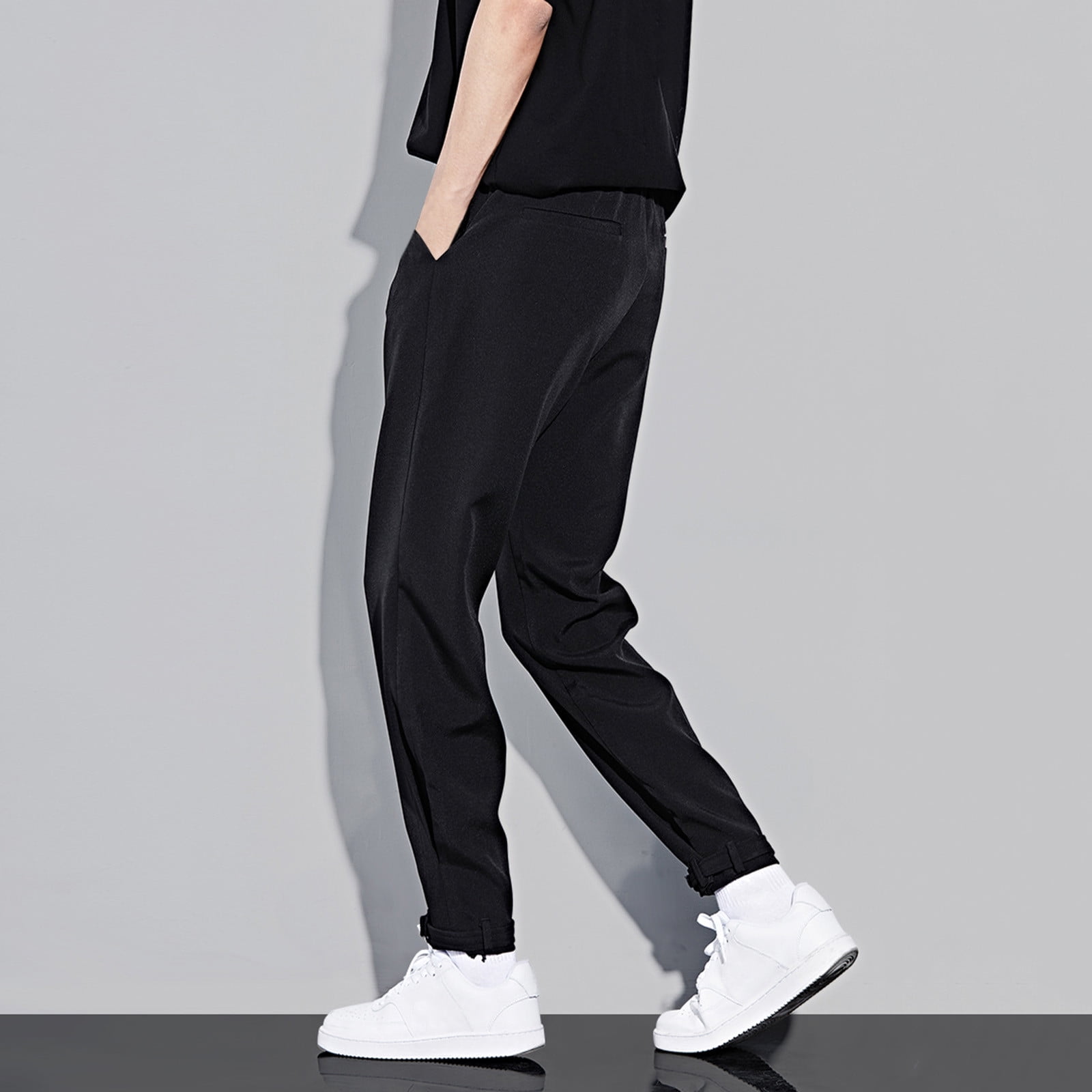 Black jogger trousers best sale
