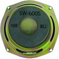 thumbnail image 2 of MIYAKO 140 Watts Replacement Speaker Pair Professional Grade 8 ohms Double Magnet Round Speaker for Repairs Black (SW-600S), 2 of 2