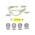 thumbnail image 2 of Gafas de seguridad Mechanix Wear Type-X Smoke Lens, paquete de 2, 2 of 8