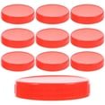thumbnail image 4 of 10 Pcs Couvercles Mason Jar à Grande Ouverture, Couvercles Mason Jar pour Aliments, Capuchons de Rangement, Couvercles de Pots de Conserve, Capuchons de Rangement, 4 of 6