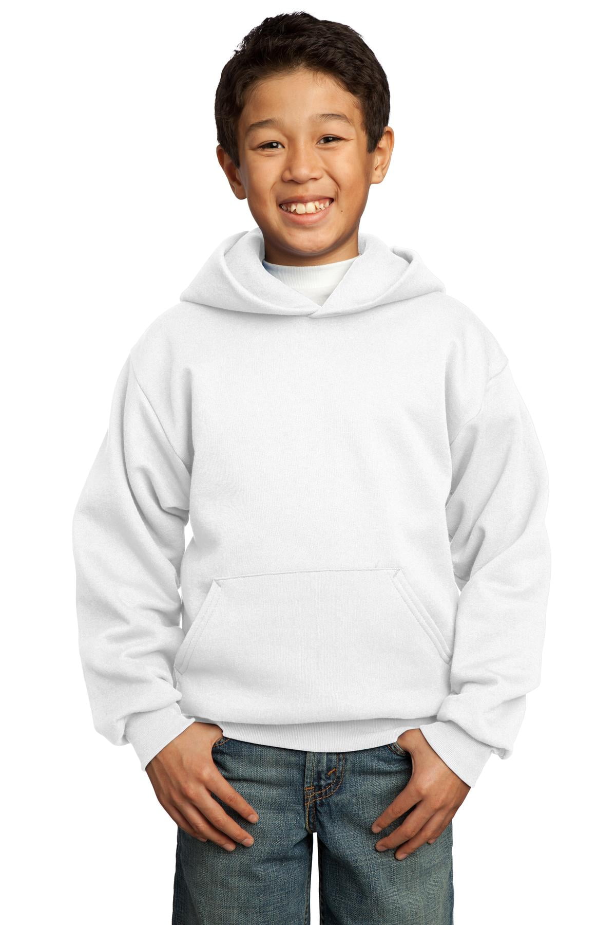 kids plain white sweatshirt
