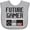 AC-Heather Grey, variant on Inktastic Future Gamer Boys or Girls Baby Bib