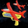 Gyouwnll Toddler Toys Ejection Foam Airplane- Children'S Toy Foam- Launching Airplane ner Throwing Airplane Children'S Toy Little Tikes