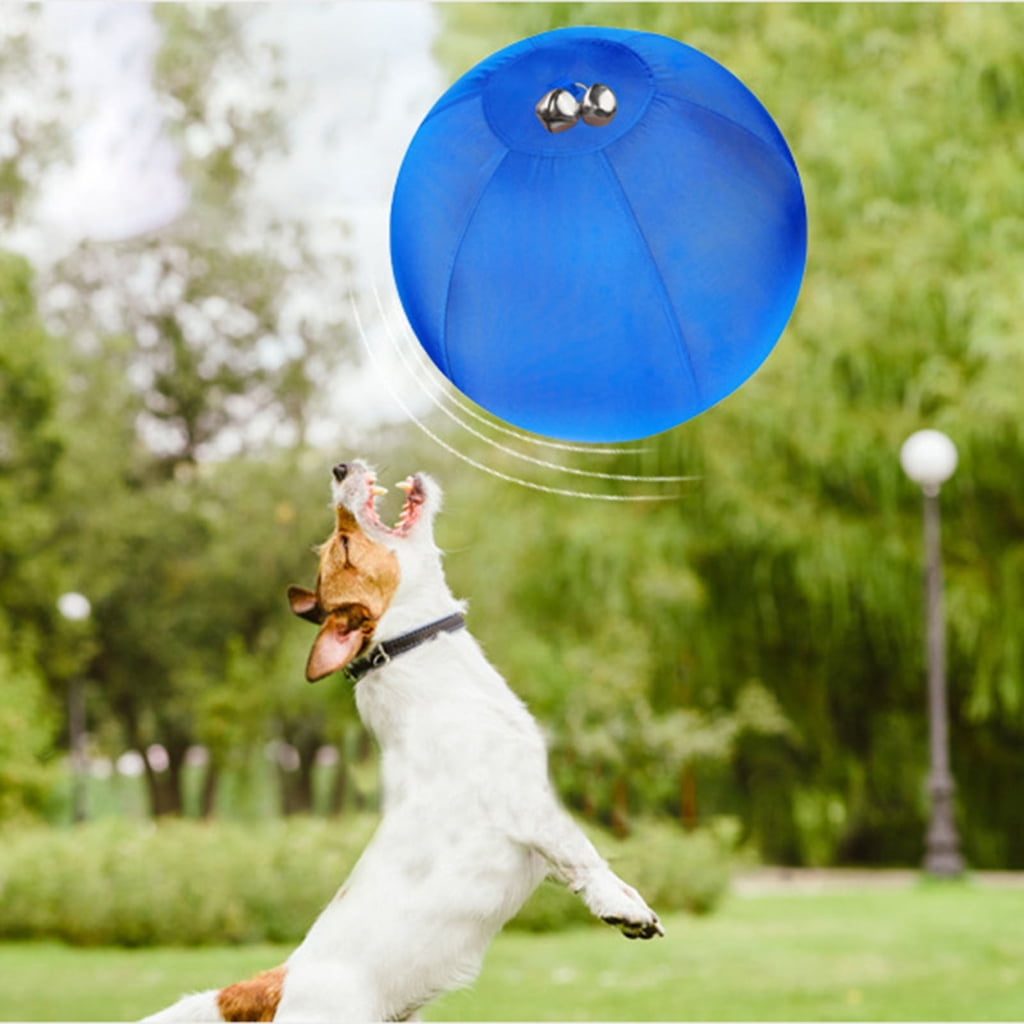 Large Inflatable Dog Toy Ball for Outdoor Fun And Training Heavy Duty Interactive Bouncy Toy for Backyard Play