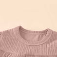 thumbnail image 6 of ITSAME Toddler Girls Outfit Set Crewneck Ruffle Top and Pants 2-Piece Summer Loose Casual Clothes Pink Size 3-4, 6 of 8