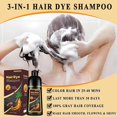 thumbnail image 3 of Champ&uacute; Tinte Casta&ntilde;o Natural 500ml, 3-IN-1 Champ&uacute; Tinte para Cubrir las Canas, Cabello Casta&ntilde;o Nutre & Oscurece para Hombres Mujeres en 10-15 mins (Ches, 3 of 7
