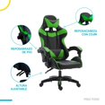 thumbnail image 4 of Silla Gamer Escritorio Ergonomica Reclinable verde 6.49 pulg, 4 of 7