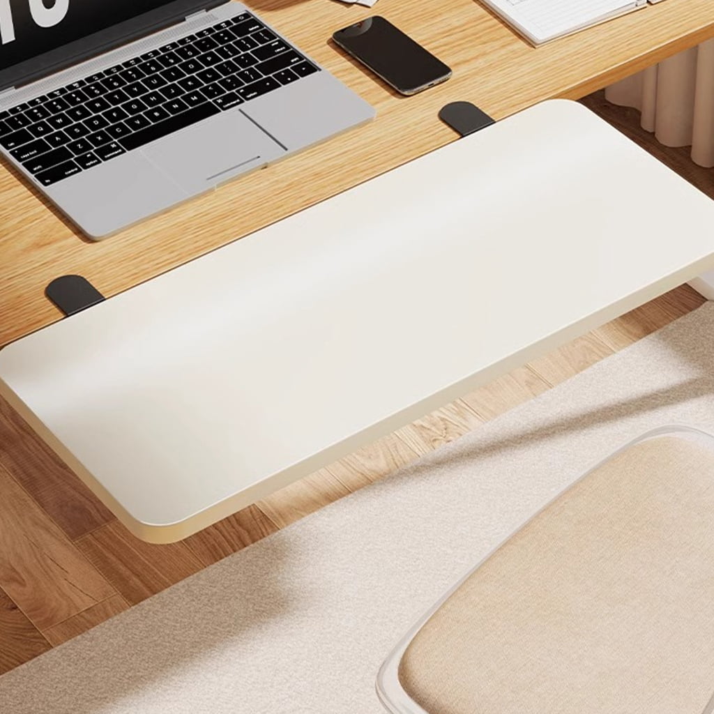 YongCo 90° Foldable Computer Arm Rest Desk Extender Tray Clamp On Keyboard Tray