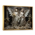 thumbnail image 2 of Designart "Angel Guardians in the Church II" Spiritual Floater Framed Wall Art Print, 2 of 7