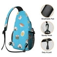 thumbnail image 3 of Life is Better with Sushi Crossbody Bag Anti-Theft & Versatile Wear for Hiking, Climbing & Urban Use Foodie Approved Travel Daypack, 3 of 6