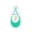 Mint Green, variant on Women Invisible Half Foot Socks Cotton Slip On Sling Back Socks for High Heels Summer Non Slip