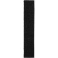 thumbnail image 1 of Unique Loom Everyday Shag Plush Area Rug 2' 6 x 13' Runner in Black, 1 of 1