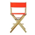 thumbnail image 2 of Casual Home 24" Director's Chair Natural Frame with Orange Canvas, Counter Height, 2 of 5