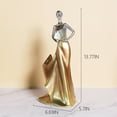 thumbnail image 2 of Estatua de resina decorativa sweethay para el hogar sala de estar dormitorio amarillo oro, 2 of 7