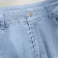 thumbnail image 5 of Capri Jeans for Women 2026 Trendy High Waisted Slim Fit Straight Leg Casual Denim Pants Cropped Trousers Streetwear, 5 of 7