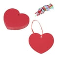 thumbnail image 1 of 100PCS Recortes de papel en forma de corazón rojo de 2.5 pulgadas con 100PCS de cinta para manualidades de San Valentín, 1 of 7