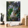 thumbnail image 5 of Epic Graffiti 'Fairy Queen Falls' by Enright, Canvas Wall Art, 18"x26", 5 of 8