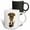 Multicolor, variant on 3drose, Cute Funny Brown Pit Bull Puppy Dog Bowling Cartoon, 11oz Two-tone Green Mug
