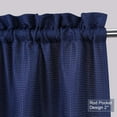 thumbnail image 4 of Kitchen Waffle Weave Curtains, Waterproof Rod Pocket Short Curtain, Bathroom Valance, 4 of 8