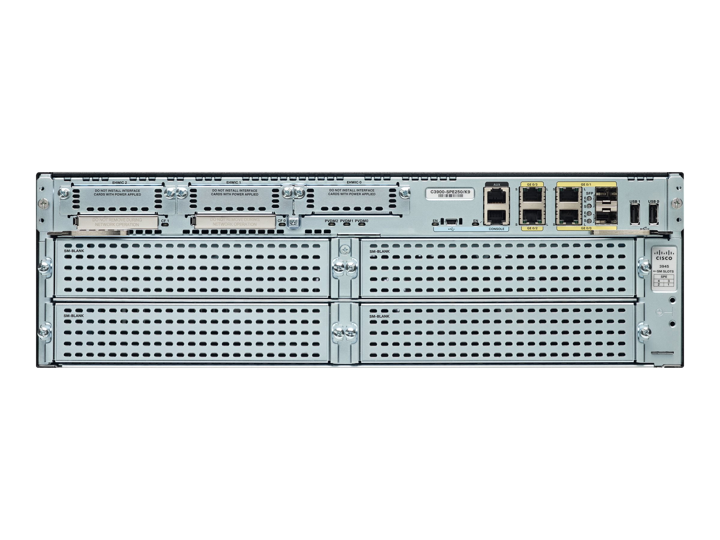 Cisco 3945E - router - desktop rack-mountable