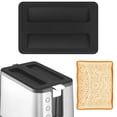 thumbnail image 1 of Black Silicone Short Toaster Cover, Heat Resistant Kitchen Appliance Protective Cover, Household Dust Lid for Toaster Protection, 1 of 5