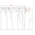 thumbnail image 5 of Home Soft Things Printed Microfiber - Tivoli Valance 2 Piece Set - 52" x 18", 5 of 5