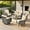 Beige, variant on Vcatnet 2 Pieces Outdoor Patio Furniture All-weather Wicker Chairs Set for Garden, Poolside, Gray