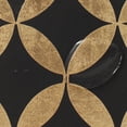 thumbnail image 4 of Yayeee Shower Curtain with Hooks 72"x72" Waterproof Fabric Bathroom Hanging Decor, Black Geometric, 4 of 5