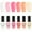 Nude Pink White, variant on Gellen Nail Polish, Quick Air Dry 6Colors Nail Lacquer Set Winter Cold Tone Trendy Nail Polish Kit for Nail Manicure DIY Art Home, No UV Light Needed, 0.33 oz