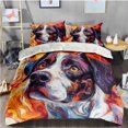 thumbnail image 2 of 3 Pieces Duvet Cover Set Cirnecodell Dog 3D Print Bedding 1 Duvet Cover 2 Pillowcases Natural Animals Comforter Sets Soft Breathable for Boys Girls Children 9Sca7S, 2 of 5