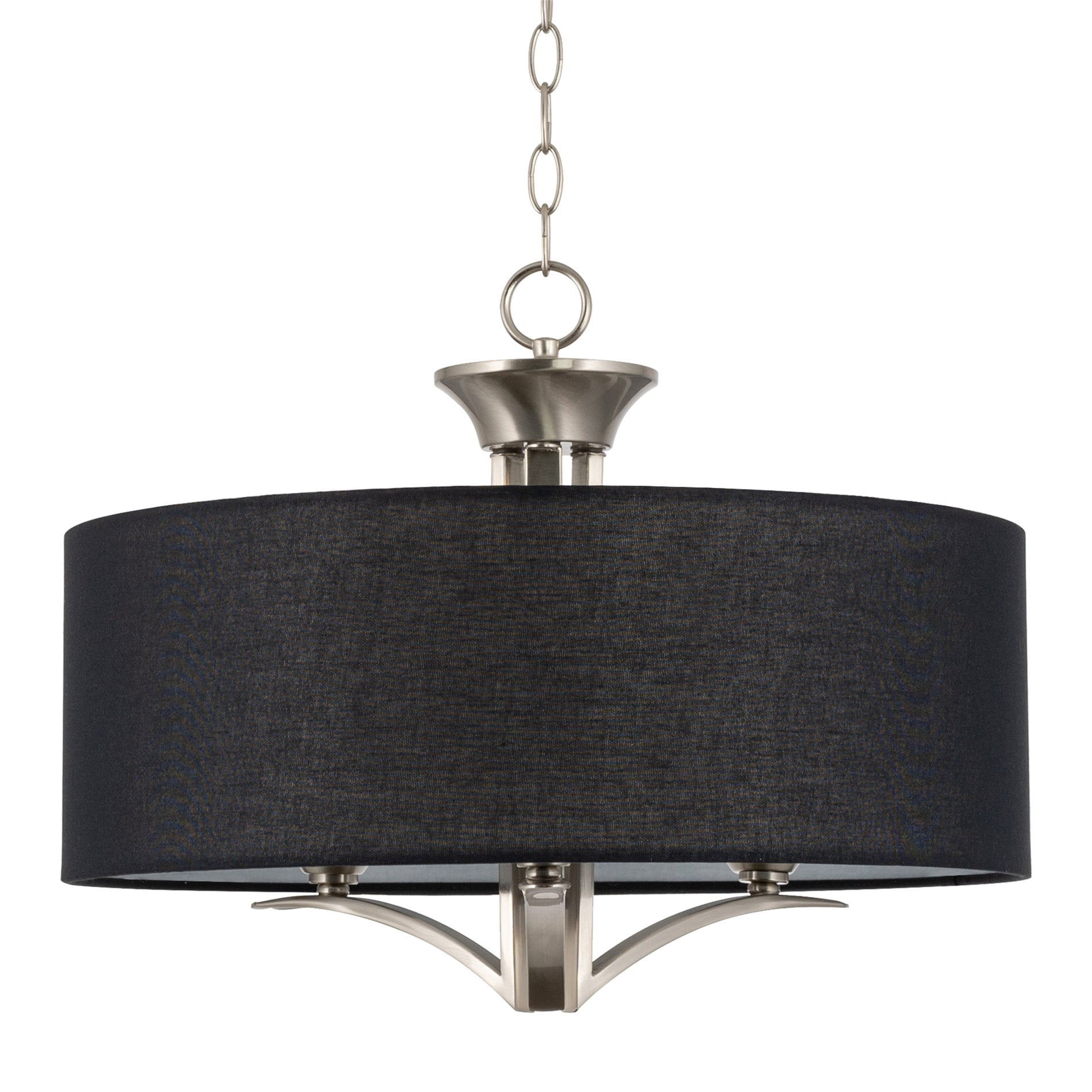 Kira Home Alondra 20" Mid Century Modern 3Light Drum Chandelier