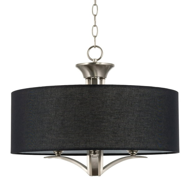 Kira Home Alondra 20" Mid Century Modern 3Light Drum Chandelier