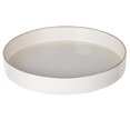 thumbnail image 1 of Benzara BM152860 Plateau Rond en Bois Robuste&44; Blanc, 1 of 10