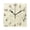Black, variant on Floral and Insect Pattern Wall Clock Square Clock Decoration Creative Clock Dual Use Black Pointer 7.78in