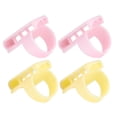 thumbnail image 6 of 4Pcs Knitting Thimble Finger Guide Splitter for DIY Fun Sweater Wool Sewing Accessories, 6 of 8