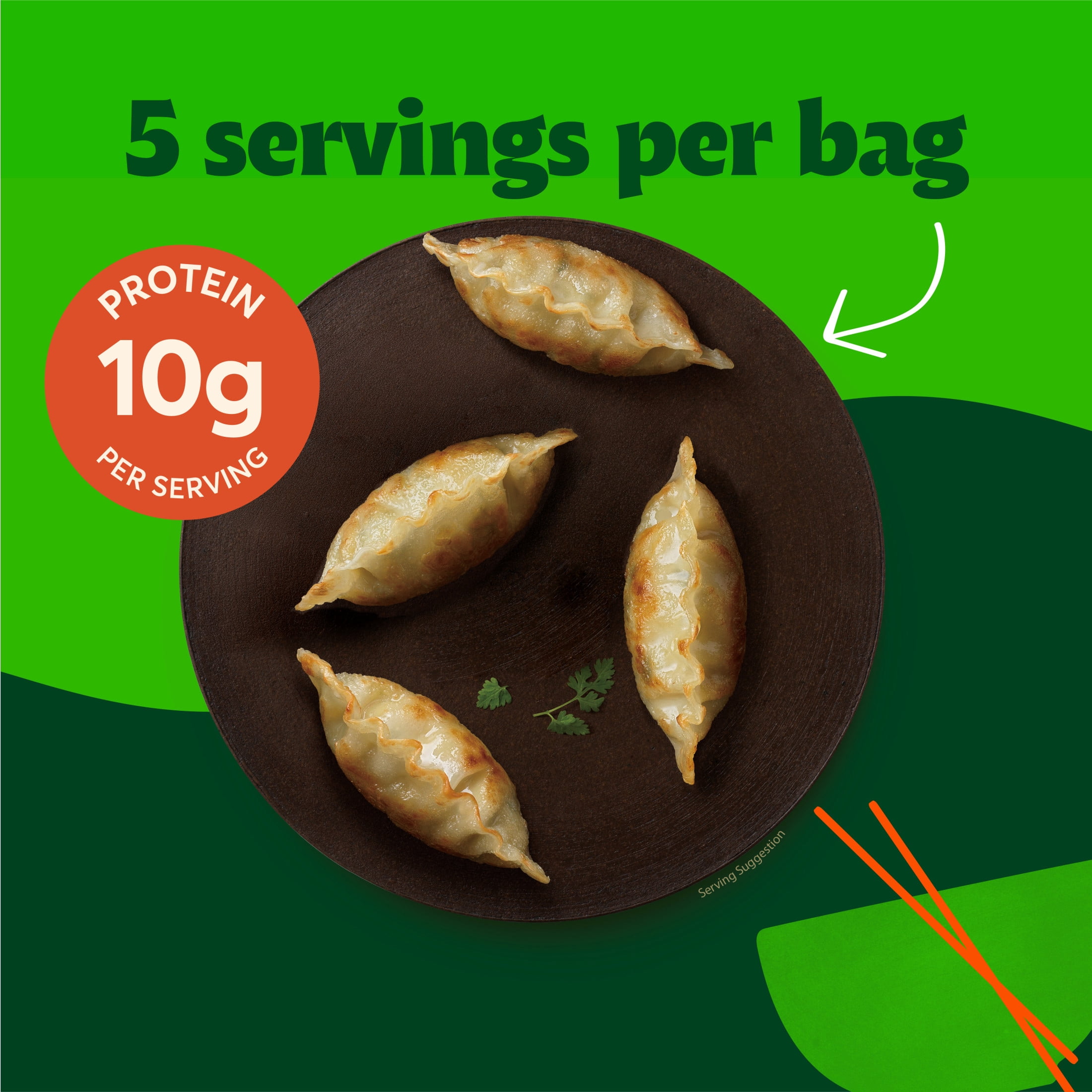 Bibigo Frozen Mandu Pork & Vegetable Dumplings, 24.0 oz