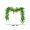thumbnail image 3 of Imitation Rattan Vine Garland, Decorative Faux Greenery, Hanging Plant Decor, Flexible Bendable S, Home Garden Party,Vsgery, 3 of 9