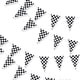 thumbnail image 4 of Bandera de carreras a cuadros en blanco y negro de 60 m, bandera triangular para carreras de F1, para eventos ceremoniales, 4 of 15