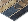 thumbnail image 3 of Addison Rugs Mayfield Premium Machine Washable Transitional Geometric Blue Rectangle Rug, 10' x 14', 3 of 6