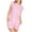 Pink, variant on WCMZJ Womens Striped Print Sets 2 Piece Outfits 2025 Summer Short Sleeve Tops Elastic Waist Shorts Lounge Sets Pockets