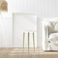 thumbnail image 5 of Home Square 16" Tripod Table in Gold Inlay White & Gold - Set of 2, 5 of 8