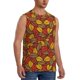 thumbnail image 2 of Balery Fall Leaves Camisetas sin mangas para hombre, absorbe la humedad y protege contra el mal olor.-X-Large, 2 of 7