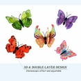 thumbnail image 3 of LAICAIW OPSEAM Butterfly Wall Decor 24/48 PCS, 3D Butterflies Stickers for Party Decorations with Magnets(Colorful, 48), 3 of 7