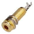 thumbnail image 1 of 1pcs Brass Threaded Cylinder End Socket for Electric Guitars Bass - 59 X, 1 of 4