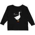 thumbnail image 3 of Inktastic French Goose says Honque Boys or Girls Long Sleeve Toddler T-Shirt, 3 of 5