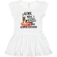 thumbnail image 3 of Inktastic A Girl Who Loves Her German Shepherd Girls Toddler Dress, 3 of 5