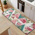 thumbnail image 5 of Pioneer Flower Floral Print Pattern Kitchen Rug Mat,Kitchen Runner Rugs Non Skid Washable,Decorative Kitchen Floor Mats for Kitchen,Sink,Laundry,17"x47.2", 5 of 7