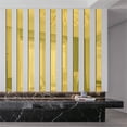 thumbnail image 2 of Less Than 5 Stickers Wall Stickers 10Pcs/Set Striped Design Art Tile Decal Self Adhesive Removable Acrylic Sheets Wall Decals for Home Art Room Bedroom Background Decoration, 2 of 5